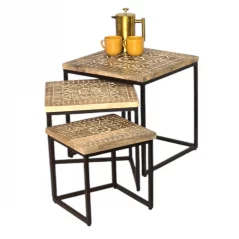 Mango wood Nest Of Tables